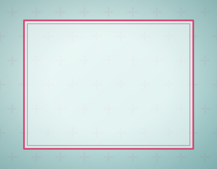 A teal invitation card framed in rose gold